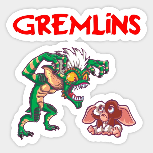 Gremlins Sticker by mauchofett